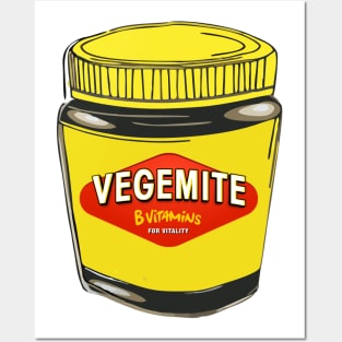 B Vitamins For Vitality vegemite Best t-shirt Posters and Art